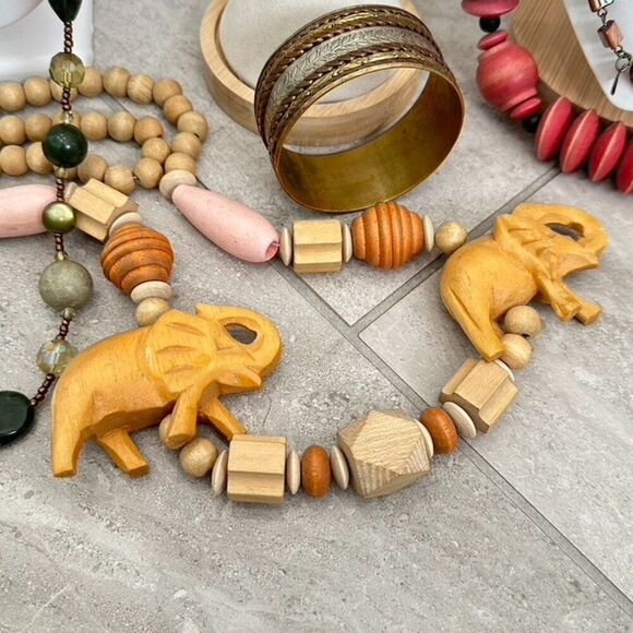 Ethnic Tribal Jewelry Bundle Lot - Necklaces & Bracelets - Picture 6 of 12